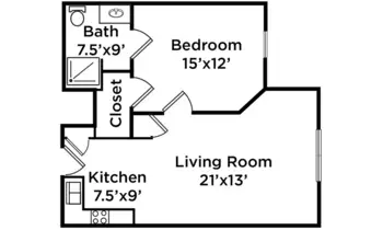 Floorplan of Cottage Landing, Assisted Living, Memory Care, Carrollton, GA 2