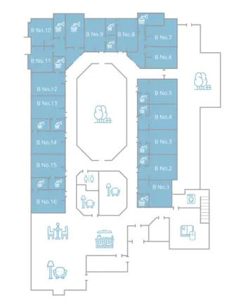 Floorplan of Euclid Home, Assisted Living, Centennial, CO 2