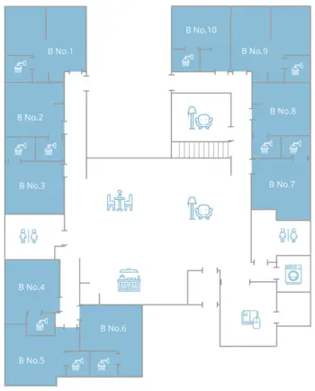 Floorplan of Euclid Home, Assisted Living, Centennial, CO 6