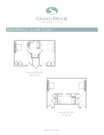 Floorplan of Grand Brook Memory Care of Allen at Twin Creek, Assisted Living, Memory Care, Allen, TX 2