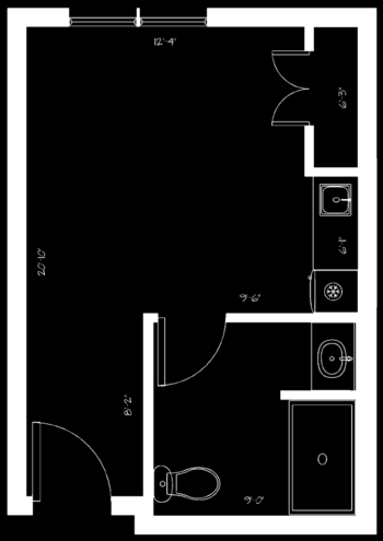 Floorplan of Hacienda Villas, Assisted Living, Tampa, FL 4