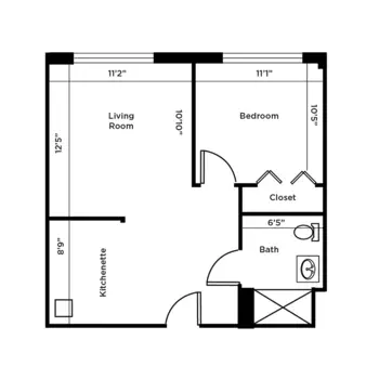 Floorplan of Morningside House of Ellicott City, Assisted Living, Ellicott City, MD 2