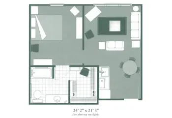 Floorplan of Morningside of Macon, Assisted Living, Macon, GA 2