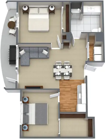 Floorplan of North Point Village, Assisted Living, Memory Care, Spokane, WA 1