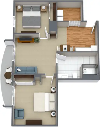 Floorplan of North Point Village, Assisted Living, Memory Care, Spokane, WA 10