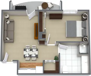 Floorplan of North Point Village, Assisted Living, Memory Care, Spokane, WA 13
