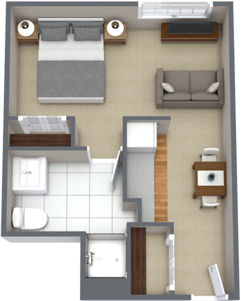 Floorplan of North Point Village, Assisted Living, Memory Care, Spokane, WA 16