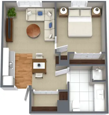 Floorplan of North Point Village, Assisted Living, Memory Care, Spokane, WA 17