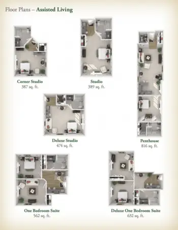 Floorplan of Orchard at Brookhaven, Assisted Living, Brookhaven, GA 16