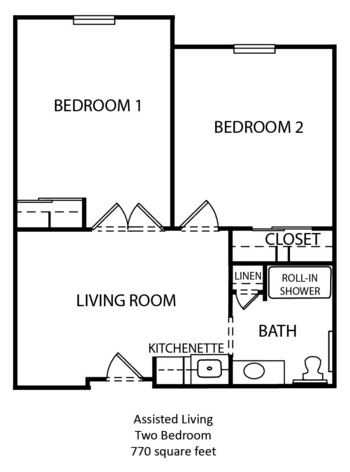 Floorplan of Pecan Point, Assisted Living, Memory Care, Sherman, TX 3