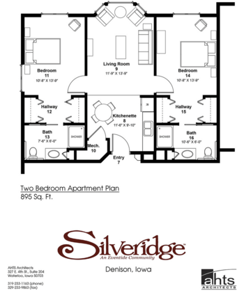 Floorplan of Silveridge Assisted Living, Assisted Living, Denison, IA 2