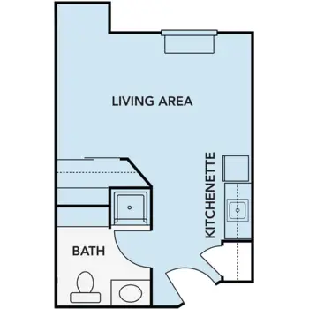 Floorplan of Sonata Boca Raton, Assisted Living, Boca Raton, FL 2