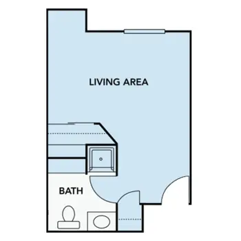 Floorplan of Sonata Boca Raton, Assisted Living, Boca Raton, FL 8