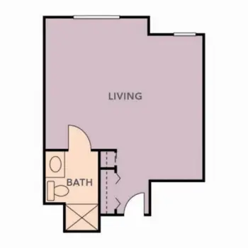 Floorplan of Sonata Boca Raton, Assisted Living, Boca Raton, FL 16