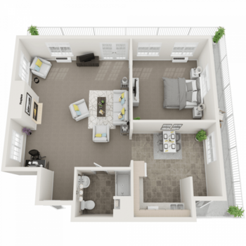 Floorplan of Southgate Senior Living, Assisted Living, St George, UT 3