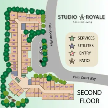 Floorplan of Studio Royale Assisted Living, Assisted Living, Culver City, CA 2