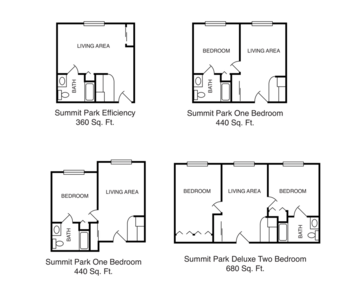 Floorplan of Summit Park Assisted Living Center, Assisted Living, Jackson, MI 1