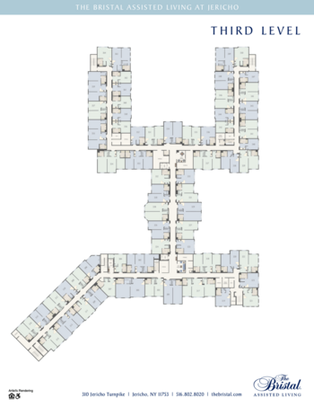 Floorplan of The Bristal at Jericho, Assisted Living, Jericho, NY 4