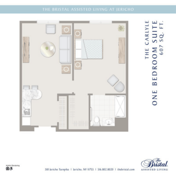 Floorplan of The Bristal at Jericho, Assisted Living, Jericho, NY 6