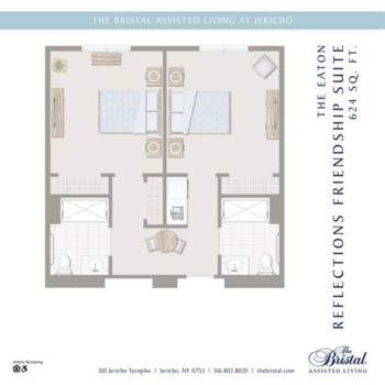 Floorplan of The Bristal at Jericho, Assisted Living, Jericho, NY 9