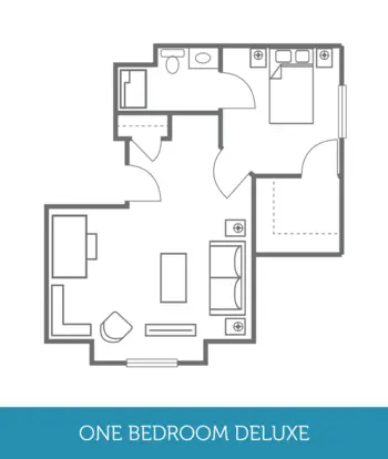 Floorplan of The Parker, Assisted Living, Memory Care, Greenville, SC 1