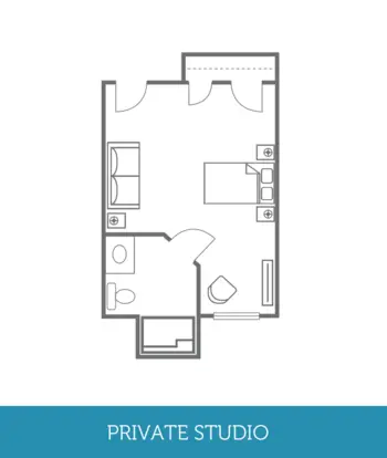 Floorplan of The Parker, Assisted Living, Memory Care, Greenville, SC 3