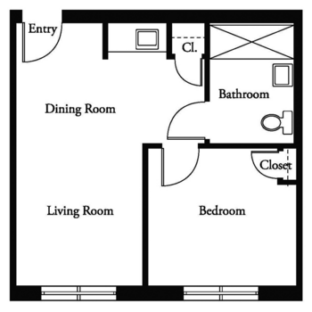Floorplan of Atrium Village, Assisted Living, Owings Mills, MD 3