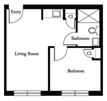 Floorplan of Atrium Village, Assisted Living, Owings Mills, MD 6