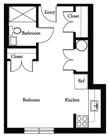 Floorplan of Atrium Village, Assisted Living, Owings Mills, MD 8