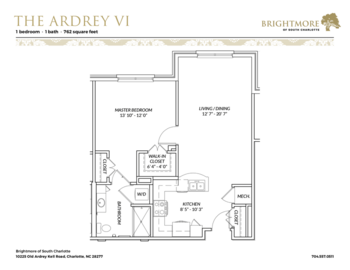 Floorplan of Brightmore of South Charlotte, Assisted Living, Charlotte, NC 7