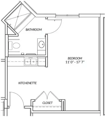 Floorplan of Brightmore of South Charlotte, Assisted Living, Charlotte, NC 9
