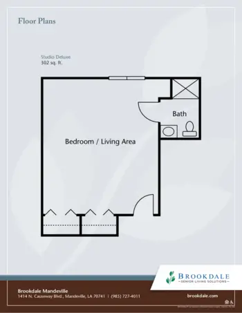 Floorplan of Brookdale Mandeville, Assisted Living, Mandeville, LA 3