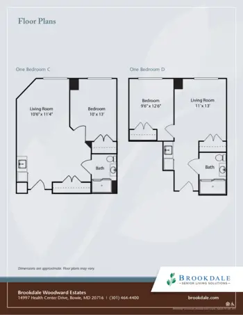 Floorplan of Brookdale Woodard Estates, Assisted Living, Bowie, MD 4
