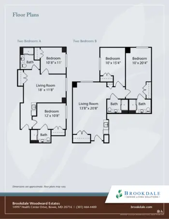 Floorplan of Brookdale Woodard Estates, Assisted Living, Bowie, MD 5