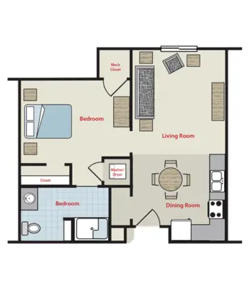 Floorplan of Emerald Ridge Assisted Living, Assisted Living, Neenah, WI 4