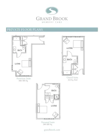 Floorplan of Grand Brook Memory Care of Fishers, Assisted Living, Memory Care, Fishers, IN 1