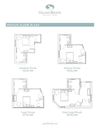 Floorplan of Grand Brook Memory Care of Fishers, Assisted Living, Memory Care, Fishers, IN 2