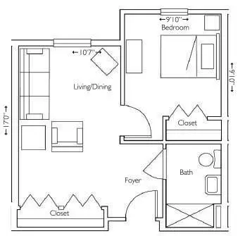 Floorplan of Morningside House of St. Charles, Assisted Living, Waldorf, MD 1