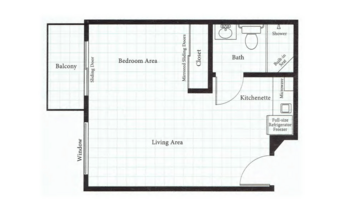 Floorplan of Palo Alto Commons, Assisted Living, Palo Alto, CA 7
