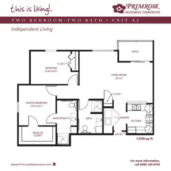 Floorplan of Primrose Retirement Community of Appleton, Assisted Living, Appleton, WI 6