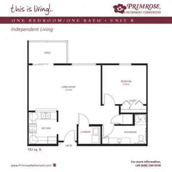 Floorplan of Primrose Retirement Community of Appleton, Assisted Living, Appleton, WI 7