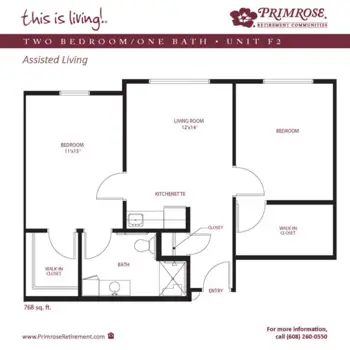 Floorplan of Primrose Retirement Community of Appleton, Assisted Living, Appleton, WI 11
