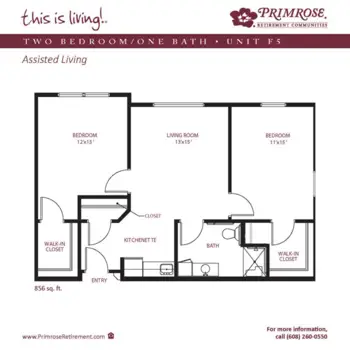 Floorplan of Primrose Retirement Community of Appleton, Assisted Living, Appleton, WI 12