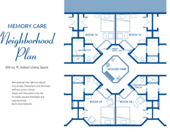 Floorplan of Quail Park Memory Care Residences, Assisted Living, Memory Care, Visalia, CA 1