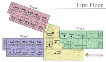 Floorplan of Senior Suites at St Clair Commons, Assisted Living, Saint Clairsville, OH 1
