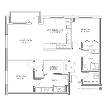 Floorplan of Silvercrest at College View, Assisted Living, Lenexa, KS 1