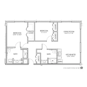 Floorplan of Silvercrest at College View, Assisted Living, Lenexa, KS 10