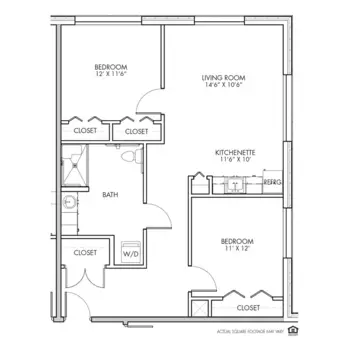 Floorplan of Silvercrest at College View, Assisted Living, Lenexa, KS 19