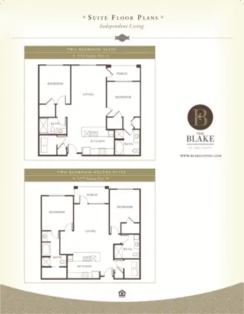 Floorplan of The Blake at the Grove, Assisted Living, Baton Rouge, LA 4