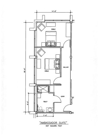 Floorplan of The Carlyle House, Assisted Living, Kettering, OH 1